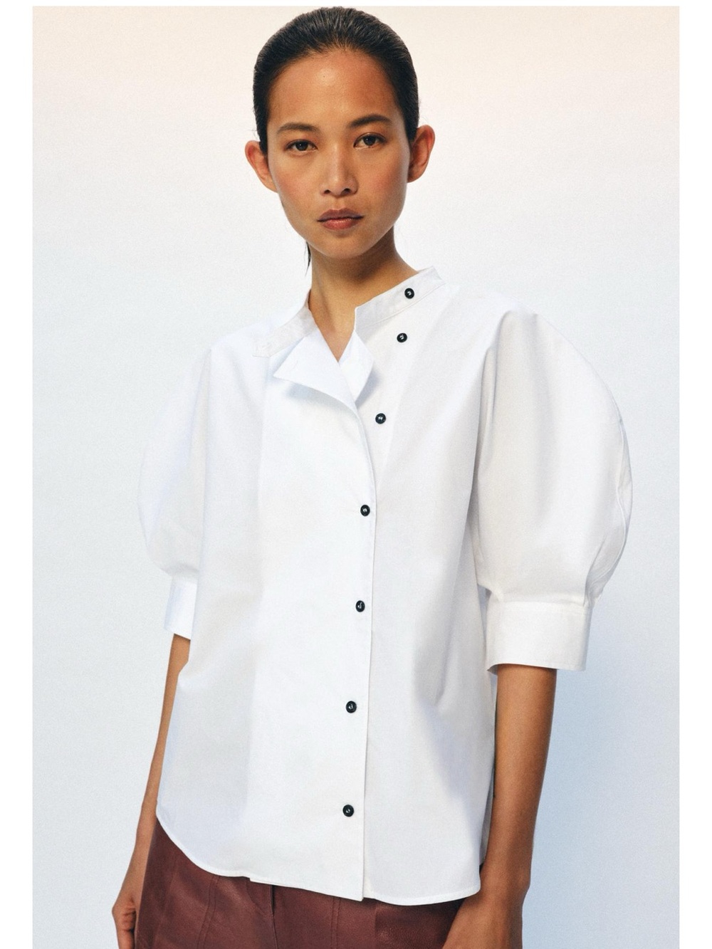 Zara Collection Poplin Shirt With Buttons NWT SIZE XSMALL
